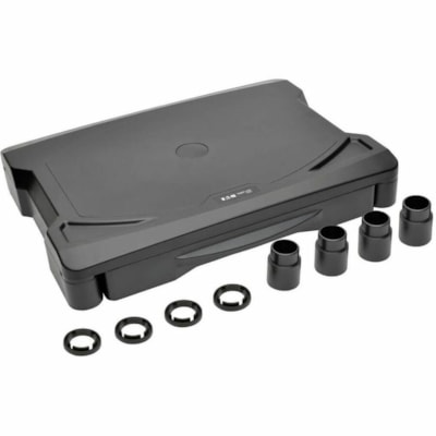 Tripp Lite series Universal LCD Monitor/Printer Riser with Storage Drawer - Up to 4.7" Screen Support - 39.68 lb (18000 g) Load Capacity - 11.99" (304.55 mm) Height x 40" (1016 mm) Width x 30.40" (772.16 mm) Depth - Desktop - Plastic - Black   STND 