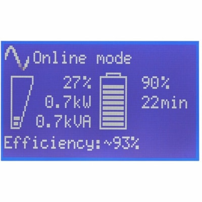 Eaton 9PX UPS, 2U, 1500 VA, 1350 W, 5-15P input, Outputs: (8) 5-15R, 120V, Network card - 2U Rack/Tower - 120 V AC Input - 120 V AC Output - 8 x NEMA 5-15R Receptacle(s)  PERP 