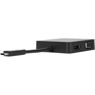 Targus USB-C DisplayPort Alt-Mode Travel Dock  - for Projector, TV - USB Type C - 2K, 4K - 2048 x 1152, 4096 x 2160 - 1 x USB 3.0 - 1 x USB Type-A Ports - Network (RJ-45) - 1 x HDMI Ports - HDMI - VGA - Black - Thunderbolt - Wired - Gigabit Ethernet - Windows, macOS, Android, Linux, ChromeOS   DOCKING STATING 