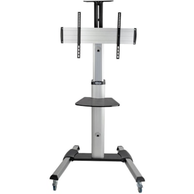 Tripp Lite series Mobile Flat-Panel Floor Stand for 32" to 70" TVs and Monitors - Up to 70" Screen Support - 150 lb (68038.86 g) Load Capacity - 2 x Shelf(ves) - 81.50" (2070.10 mm) Height x 32.60" (828.04 mm) Width x 27.60" (701.04 mm) Depth - Floor - Metal, Plastic, Aluminum, Steel - Black, Silver  2PST 