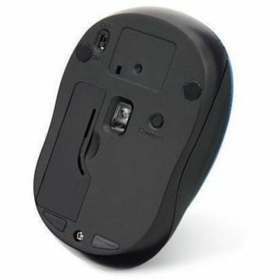 Verbatim Silent Wireless Blue LED Mouse - Blue - Blue LED/Optical - Wireless - Radio Frequency - Blue - USB Type A - Scroll Wheel - 3 Button(s) - 1 Each COLOR - BLUE 