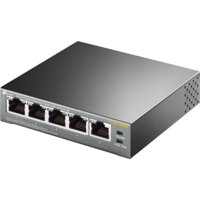 TP-Link 5-Port Gigabit Desktop Switch with 4-Port PoE+ - 5 Ports - Gigabit Ethernet - 10/100/1000Base-T - 2 Layer Supported - 4.30 W Power Consumption - 65 W PoE Budget - Twisted Pair - PoE Ports - Desktop - 3 Year Limited Warranty  