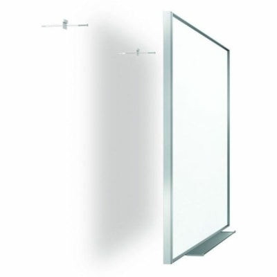Quartet Fusion Nano-Clean Magnetic Whiteboard, 6' x 4' - 72" (1828.80 mm) Width x 48" (1219.20 mm) Height - White Surface - Silver Aluminum Frame - Horizontal/Vertical - Magnetic - Ghost Resistant, Stain Resistant, Square Corner NANOCLEAN  DRY ERASE ALUMINUM FRAME
