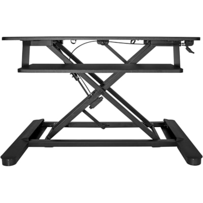 StarTech.com Sit Stand Desk Converter - Keyboard Tray - Height Adjustable Ergonomic Desktop/Tabletop Standing Desk - Large 35"x21" Surface - Sit-stand desk converter w/large 35.4x20.9in area - Height adjustable standing desk (6.3-22in from desk) - Assembled - Ergonomic stand up workstation w/ adjust  ACCS 