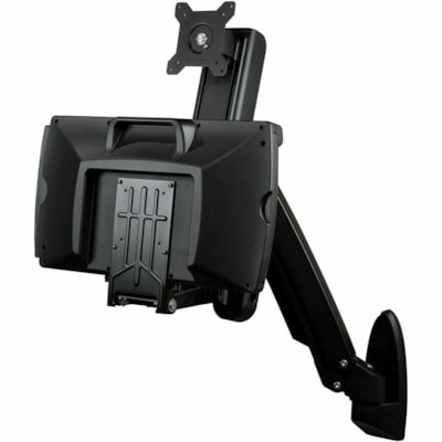 StarTech.com Wall Mount Workstation, Full Motion Standing Desk, Ergonomic Height Adjustable Monitor & Keyboard Tray Arm, For VESA Display - Ergonomic wall-mount workstation - Up to 17lb VESA monitor (incl ultrawide) - Foldable wall mounted standing desk - Articulating height adjustable arm for monit on - Up to 17lb VESA monitor ( incl ultrawide) - Fo