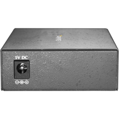 StarTech.com Single Mode SC Fiber Ethernet Media Converter - 1000BASE-LX Gigabit Fiber Optic to Copper Bridge - 10/100/1000 Network 10km - Single mode fiber Ethernet media converter extends & bridges copper networks - 10/100/1000 (Gigabit), 1000BASE-LX, 1310nm, 10km (6.2mi), Unmanaged, SMF, SC, RJ45  