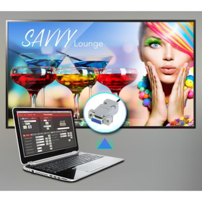 ViewSonic CDE8600 Digital Signage Display - 85.60" (2174.24 mm) LCD 1.40 GHz - 2 GB - 3840 x 2160 - Direct LED - 400 cd/m² - 2160p - HDMI - USB - Serial - Wireless LAN - Ethernet - Android - Black - Energy Star  MNTR 