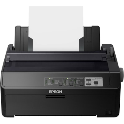 Epson LQ-590II 24-pin Dot Matrix Printer - Monochrome - Energy Star - 584 cps Mono - 8.50" (215.90 mm) Width x 11" (279.40 mm) Length - USB - Parallel  