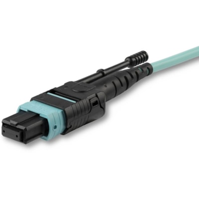 StarTech.com 5m (16.4ft) MTP(F)/PC OM3 Multimode Fiber Optic Cable, OFNP Plenum, 50/125µm, 40G, Low Insertion Loss, MPO Fiber Jumper Cord - 5m (16.4ft) MTP(F)/PC to MTP(F)/PC OM3 Fiber Cable; 40 Gbps; 50/125µm Core; Bandwidth: 2000MHz·km at 850nm w/ VCSEL source; Outer Diameter: 3.0mm; O )/PC OM3 Fiber Cable; 40 Gbps;  50/125um Core; Band