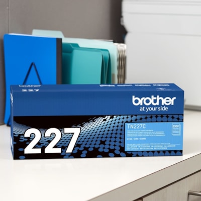 Brother TN-227C Original High Yield Laser Toner Cartridge - Cyan - 1 Each - 2300 Pages HIGH YIELD 2 300 PAGES 