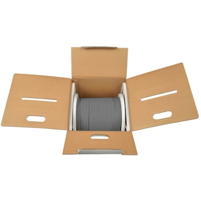 Tripp Lite Cat6 Bulk Cable - 1000ft - Gray d Pair (UTP) - Bare Wire Right  Connector - Bare wi