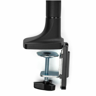 StarTech.com Desk Mount Monitor Arm, Heavy Duty Ergonomic VESA Monitor Arm Single 34" (19.8lb/9kg) Display, Articulating, C-Clamp/Grommet - VESA 75x75/100x100mm heavy-duty desk mount monitor arm for a single 32in (16:9) or 43in (32:9/ultrawide) display up to 9kg - Full motion ergonomic articulating  y desk mount monitor arm for a  single 32in (16:9)