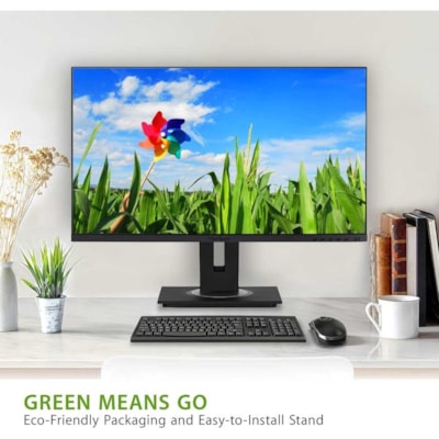 ViewSonic Graphic VG2755-2K 27" Class WQHD LED Monitor - 16:9 - 27" Viewable - In-plane Switching (IPS) Technology - LED Backlight - 2560 x 1440 - 16.7 Million Colors - 350 cd/m² - 15 ms - 60 Hz Refresh Rate - Speakers - HDMI - DisplayPort  MNTR 
