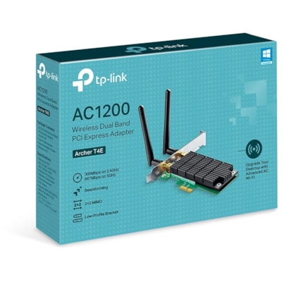 TP-Link Archer T4E IEEE 802.11ac Dual Band Wi-Fi Adapter for Desktop Computer - PCI Express - 1.17 Gbit/s - 2.40 GHz ISM - 5 GHz UNII - Internal  