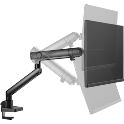 Amer Mounting Arm for Curved Screen Display, Flat Panel Display - Matte Black - 1 Display(s) Supported - 32" Screen Support - 17.64 lb (8000 g) Load Capacity - 75 x 75, 100 x 100 - Steel, Aluminum, Plastic NG MOUNT 