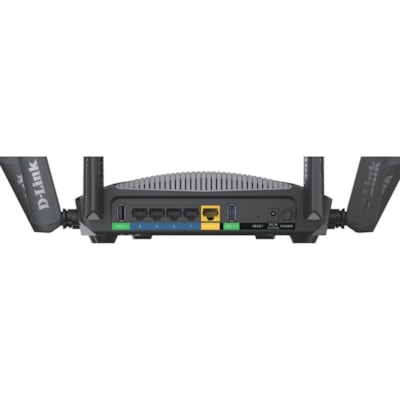 D-Link EXO DIR-3040 Wi-Fi 5 IEEE 802.11ac Ethernet Wireless Router - 2.40 GHz ISM Band - 5 GHz UNII Band - 6 x Antenna(6 x External) - 375 MB/s Wireless Speed - 4 x Network Port - 1 x Broadband Port - USB - Gigabit Ethernet - VPN Supported - Desktop TWRLS 