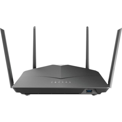 D-Link DIR-2640 Wi-Fi 5 IEEE 802.11ac Ethernet Wireless Router - 2.40 GHz ISM Band - 5 GHz UNII Band - 4 x Antenna(4 x External) - 325 MB/s Wireless Speed - 4 x Network Port - 1 x Broadband Port - USB - Gigabit Ethernet - VPN Supported - Desktop bit Router 