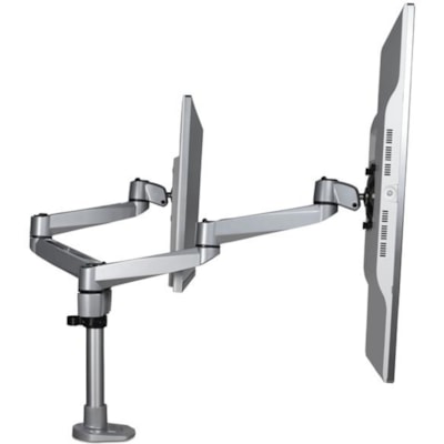 StarTech.com Desk Mount Dual Monitor Arm, Premium Articulating Desktop VESA Mount up to 27" (17.6lb/8kg) Displays, Height Adjustable - VESA 75x75/100x100mm heavy duty dual monitor mount for two displays up to 30in (22lb) each - Ergonomic height adjustable/Horizontal Articulating/360 rotating/tilt/sw RMNT 