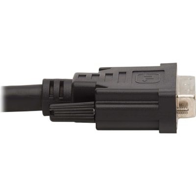 Tripp Lite series P784-006-U KVM Cable - 6 ft (1.83 m) KVM Cable for KVM Switch, Computer, Scanner, Smart Card, Biometric Reader - First End: 1 x 24-pin DVI-I (Dual-Link) Digital Video - Male, 1 x Mini-phone Stereo Audio - Male, 1 x USB 2.0 Type A - Male - Second End: 1 x 24-pin DVI-I (Dual-Link) Di I-I Left Connector - Male Left  Gender - 3.5mm USB-