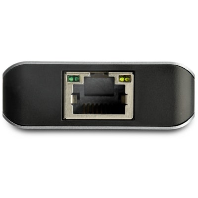 StarTech.com 3 Port USB C Hub with Gigabit Ethernet - 2x USB-A/1x USB-C - SuperSpeed 10Gbps USB 3.2 Gen 2 Type C Hub - USB Bus Powered - Portable 3 port USB-C hub w/ Gigabit Ethernet RJ45 - USB Type-C host laptop to 1x USB-C & 2x USB-A - USB 3.2/3.1 Gen 2 SuperSpeed 10Gbps - Bus Powered adapter hub   PERP 