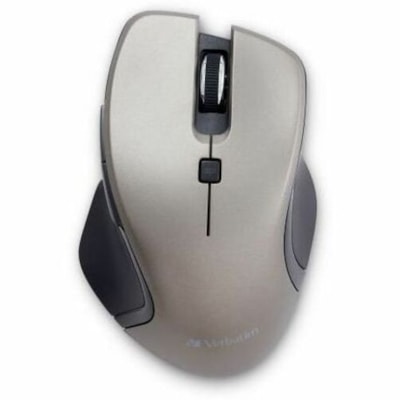 Verbatim USB-C(tm) Wireless Blue LED Mouse - Graphite - Blue LED/Optical - Wireless - Radio Frequency - 2.40 GHz - Graphite - USB Type C - 1600 dpi - 6 Button(s) - 1 Each USB-C 