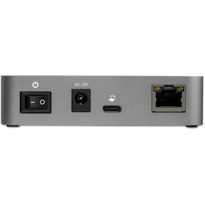 StarTech.com 3 Port USB C 3.1 Gen 2 Hub with Ethernet Adapter - 10Gbps USB Type C to 2x USB-A 1x USB-C - Powered Hub w/ Fast Charging - 3-Port USB 3.1 Gen 2 Hub with 2x USB-A/1x USB-C (10Gbps) and BC 1.2 Charging - Gigabit Ethernet (Gbe) supports WoL/V-LAN tagging/9K jumbo frames - Windows/macOS/Lin 2x USB-A/1x USB-C (10Gbps) and  BC 1.2 Charging - G