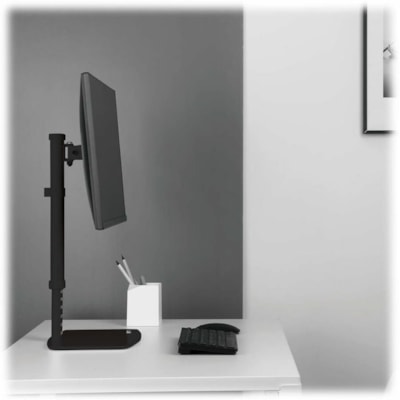 Tripp Lite series DDV1727S Single-Display Monitor Stand, 17" to 27" Monitors - Up to 27" Screen Support - 13.23 lb (6000 g) Load Capacity - 21.26" (540 mm) Height x 12.60" (320 mm) Width x 7.87" (200 mm) Depth - Desktop, Tabletop, Freestanding - Powder Coated - Steel - Black  MNT 