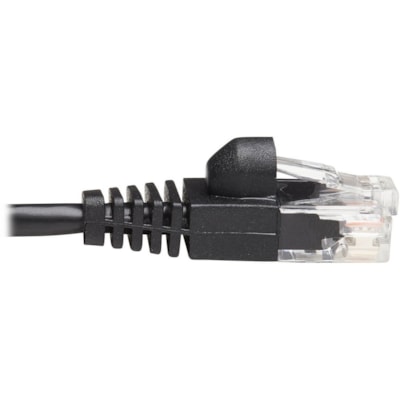 Tripp Lite series Cat6a 10G Snagless Molded Slim UTP Network Patch Cable (M/M), Black, 15 ft. - 15 ft (4.57 m) Category 6a Network Cable for Computer, Server, Router, Printer, Switch, Network Device, Hub, Modem, Patch Panel, Photocopier - First End: 1 x RJ-45 Network - Male - Second End: 1 x RJ-45 N agless Molded Slim UTP Etherne t Cable (RJ45 M/M)