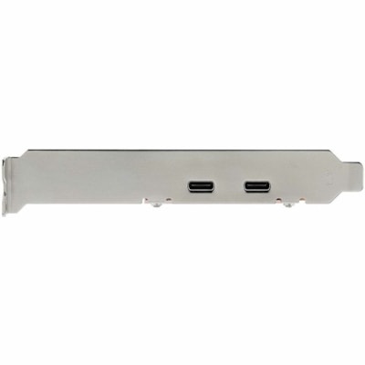 StarTech.com 2-Port USB 3.2 Gen 2 PCIe Card, USB-C 10Gbps PCI Express 3.0 x4 Controller, USB Type-C, Data Only, Windows/macOS/Linux, TAA - USB-C 10Gbps PCIe Card; 15W (5V@3A per port) for charging - ASM3242 controller using x4 lanes - Supports Multiple INs and UASP; Full or low-profile, PCIe 3.0 x4   CTLR 