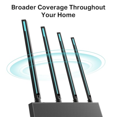 TP-Link Archer C80 Wi-Fi 5 IEEE 802.11ac Ethernet Wireless Router - 2.40 GHz ISM Band - 5 GHz UNII Band - 4 x Antenna(4 x External) - 237.50 MB/s Wireless Speed - 4 x Network Port - 1 x Broadband Port - Gigabit Ethernet - Desktop  