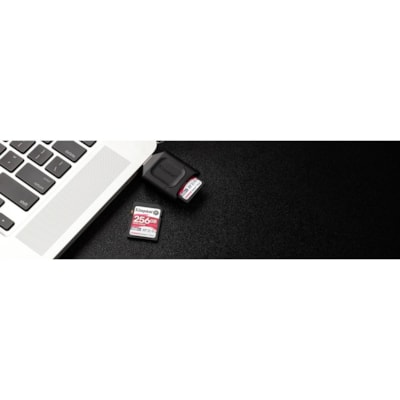 Kingston Canvas React Plus 256 GB Class 10/UHS-II (U3) SDXC - 300 MB/s Read - 260 MB/s Write  FLSH 
