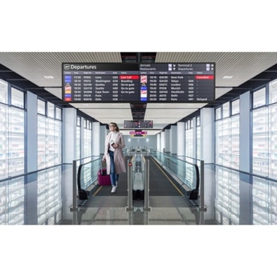 NEC Display 42" Stretch Signage Display - 42" (1066.80 mm) LCD - 1920 x 480 - Edge LED - 700 cd/m² - 480p - DVI - SerialEthernet - Black  MNTR 