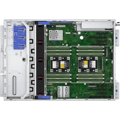 HPE ProLiant ML350 G10 4U Tower Server - 1 Xeon Silver 4210R 2.40 GHz - 16 GB RAM - Serial ATA/600, 12Gb/s SAS Controller - 2 Processor Support - 1.50 TB RAM Support - DDR4 SDRAM - Up to 16 MB Graphic Card - Gigabit Ethernet - 8 x SFF Bay(s) - Hot Swappable Bays - 1 x 800 W Svr 