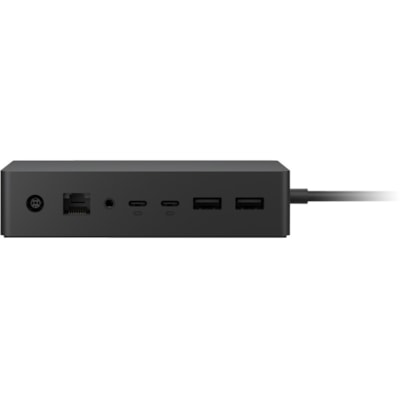 Microsoft - Station d'accueil Surface Dock 2 - pour Smartphone, Clavier, Souris, Moniteur, Ordinateur de bureau, Ordinateur portable - 199 W - 6 x Ports USB - USB Type-C - Réseasu (RJ-45) - Filaire usiness  Black  up to 120W pas sthrough