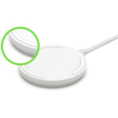 Belkin BoostCharge 10W Wireless Charging Pad + QC 3.0 Wall Charger + Cable - 5 V DC Input - Input connectors: USB  