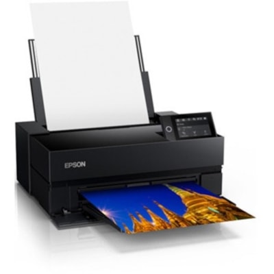 Epson - Imprimante à jet d'encre SureColor P900 Bureau - Couleur - 5760 x 1440 dpi Impression - 120 Feuilles Entrée - Ethernet - Réseau sans-fil - Wi-Fi direct, Apple AirPrint, Google Cloud Print, Epson Connect - Photo / Impression sur CD - Fast Ethernet - USB  