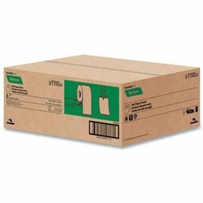 Cascades PRO Roll Towels for Tandem, 775' - 1 Ply - 7.50" (190.50 mm) Width x 775 ft (236.22 m) Length - White - Fiber Paper - 6 / Case 6/CS WHITE CASCADES PRO PERFORM