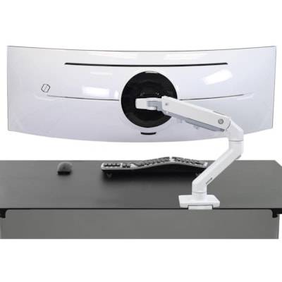 Ergotron Mounting Pivot for Monitor, Curved Screen Display, Mounting Arm - White - 1 Display(s) Supported - 49" Screen Support - 42 lb (19050.88 g) Load Capacity - 75 x 75, 100 x 100 VOT  BWT 
