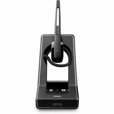 EPOS IMPACT SD 10 ML - US Headset - Mono - Wireless - DECT - 590.6 ft - 150 Hz - 6.80 kHz - On-ear - Monaural - Noise Cancelling, Electret, Bi-directional, Condenser Microphone - Black, Silver Wireless Dect System Headset 