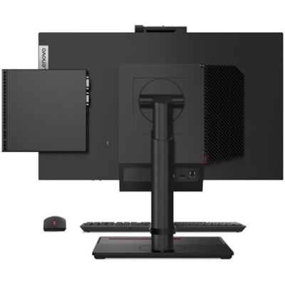 Lenovo ThinkCentre M75q Gen 2 11JJ000GCA Desktop Computer - AMD Ryzen 3 4350GE - 4 GB - 1 TB HDD - Tiny - Raven Black - Windows 10 Pro 64-bit - French Keyboard - IEEE 802.11ac - 65 W B 1X1TB FR 