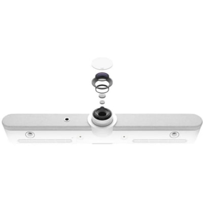 Logitech Video Conferencing Camera - 30 fps - White - USB 3.0 - 3840 x 2160 Video - 3x Digital Zoom - Microphone - Wireless LAN - Network (RJ-45) - For Computer, Notebook  