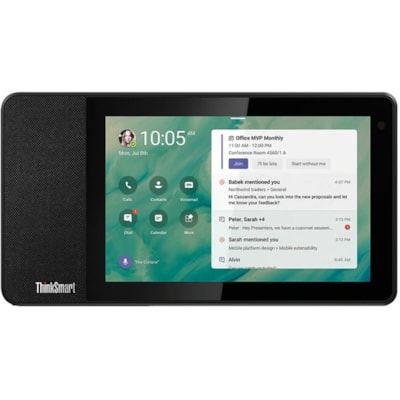 Lenovo ThinkSmart View ZA840013US Tablet - 8" HD - Qualcomm Snapdragon 624 - 2 GB - 8 GB Storage - Android 8.1 Oreo - Business Black - Octa-core (8 Core) 1.80 GHz - 1280 x 800 - In-plane Switching (IPS) Technology Display - 5 Megapixel Front Camera  PERP 