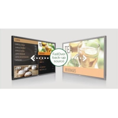 Philips Signage Solutions Q-Line Display - 54.60" (1386.84 mm) LCD Cortex A73 1.10 GHz - 2 GB DDR3 SDRAM - 3840 x 2160 - Direct LED - 400 cd/m² - 2160p - HDMI - USB - DVI - SerialEthernet - Android 8.0 Oreo  HD 400 