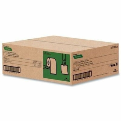 Cascades PRO Roll Towels for Tandem, 775' - 1 Ply - 7.50" (190.50 mm) Width x 775 ft (236.22 m) Length - Natural - 6 / Pack 775 FEET  NATURAL CASCADES PRO PERFORM
