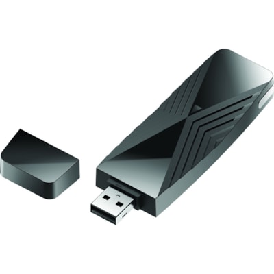D-Link DWA-X1850 IEEE 802.11ax Dual Band Wi-Fi Adapter for Desktop Computer, Notebook - USB 3.2 Gen 1 - 1.73 Gbit/s - 2.40 GHz ISM - 5 GHz UNII - External  WRLS 
