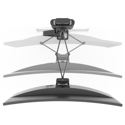 Ergotron TRACE Desk Mount for Monitor, LCD Display - Matte Black - 1 Display(s) Supported - 38" Screen Support - 21.61 lb (9800 g) Load Capacity - 75 x 75, 100 x 100 MBK 