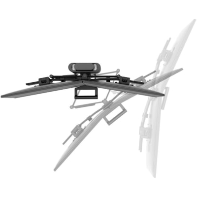 Ergotron TRACE Desk Mount for Monitor, LCD Display - Matte Black - 2 Display(s) Supported - 27" Screen Support - 21.61 lb (9800 g) Load Capacity - 75 x 75, 100 x 100 UNT  MATTE BLACK 