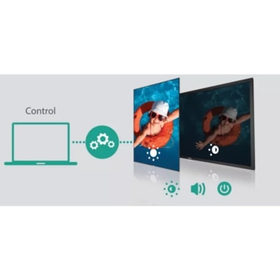 Philips Signage Solutions P-Line Display - 49.50" (1257.30 mm) LCD - 3840 x 2160 - LED - 700 cd/m² - 2160p - HDMI - USB - DVI - SerialEthernet  UHD 3840X2160 750 CD/M2 