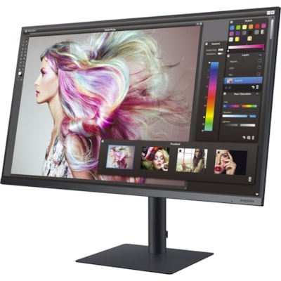 Samsung F32TU874VN 32" Class 4K UHD LCD Monitor - 16:9 - Dark Blue Gray - 31.5" Viewable - Vertical Alignment (VA) - 3840 x 2160 - 1 Billion Colors - 250 cd/m² - 5 ms - 60 Hz Refresh Rate - HDMI - DisplayPort - USB Hub t 3TM 