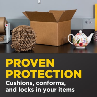 Scotch Cushion Lock Protective Wrap Dispenser - Gray - 1 Each 15.43 IN X 7.22 IN X 11.96 IN 